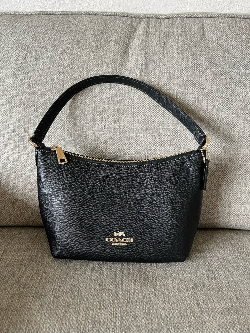 Coach zip shoulder bag